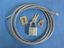 LASC6CL - Standard Cable Microslot Laptop Lock