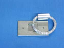 LNP3 - Adhesive Security Plate with loop