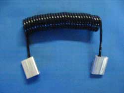 MSCC5MS - Coiled Cable - 2 Medium Tab Ends